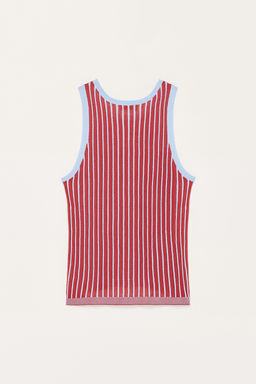 STRIPED JACQUARD KNIT TANK LIMITED EDITION - Zara фото 6
