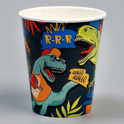 Стакан бумажный Джунгли, 250 мл, в наборе 6 шт. - Страна карнавалия фото 2