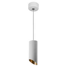 Светильник потолочный на подвесе MR16 35W 230V, белый, золото, D55*H125 ML1818