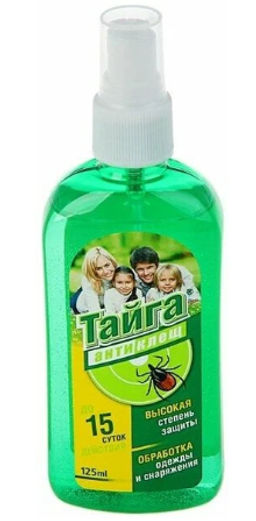 ТАЙГА Антиклещ спрей от клещей 125мл