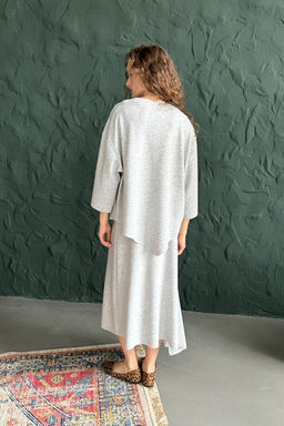 Юбка женская ASY106/01/Серый меланж