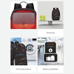 RB-351-3 Рюкзак школьный - Grizzly фото 20