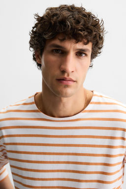 STRIPED JACQUARD T-SHIRT - Zara фото 5