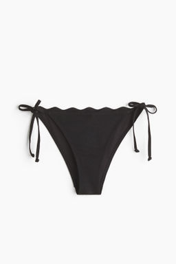 Braga de bikini cheeky con tiras de anudar
