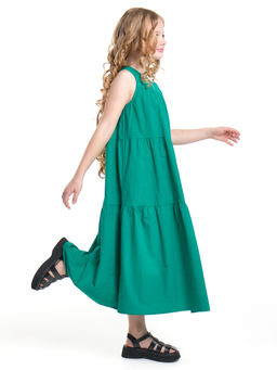 Платье Boho для девочки подростка UD 5169 изумрудный - Mini maxi фото 6