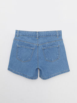 Nak?? Detayl? K?z ?ocuk Jean ?ort - Waikiki фото 2