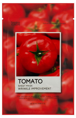Tenzero Solution Rejuvenating Tomato Sheet Mask - Тканевая маска для лица с экстрактом томата
для всех типов кожи, 25мл  фото 2