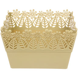 Цена за 3 шт. Сухарница пластиковая "SEGRETO" 17,5*17,5*11см оливковая