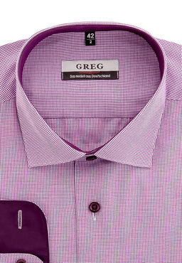 Сорочка мужская длинный рукав GREG 714/139/066/Z/1