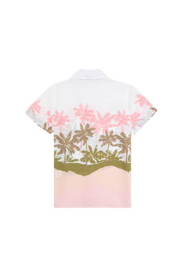 U. S. Polo Assn Рубашка лососевого цвета с коротким рукавом для мальчика - U.s. polo assn фото 2