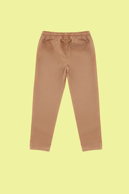 Erkek Cocuk Camel Beli Lastikli ve Baglamal? Esnek Okul Dokuma Pantolon TKDSS24PL00004 - Trendyolmilla фото 7