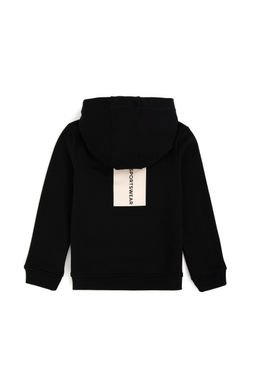 Черный свитшот для мальчика - U.s. polo assn фото 2