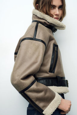 DOUBLE-FACED SHORT JACKET - Zara фото 18