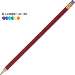 Цена за 2 шт. Карандаш чернографитный KOH-I-NOOR 1380 ASTRA HB с ластиком Чехия