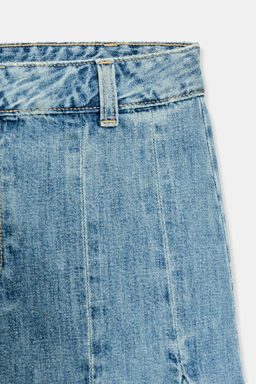 FALDA DENIM TRF GODETS / Azul - Zara фото 7
