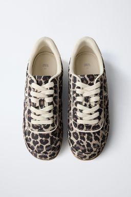 ANIMAL PRINT TRAINERS - Zara фото 5