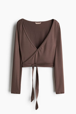 Top cruzado corto - H&m фото 6