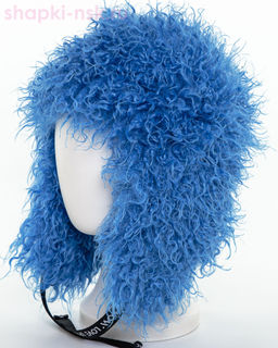 Лама экомех козлик Ушанка женская флис (56-57)