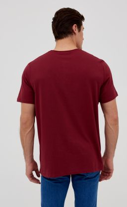 Футболка F911-6000b bordo - Fine joyce фото 2