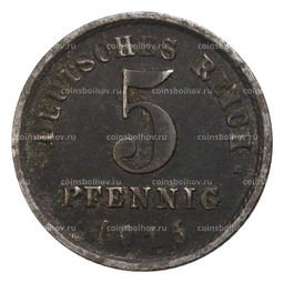 Монета 5 пфеннигов 1915 года G Германия