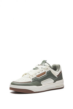 Кеды Бежевый/Зеленый/Коричневый AOJIE