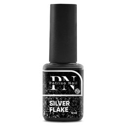 Silver Flake Топ прозрачный с серебряными хлопьями без л/с.