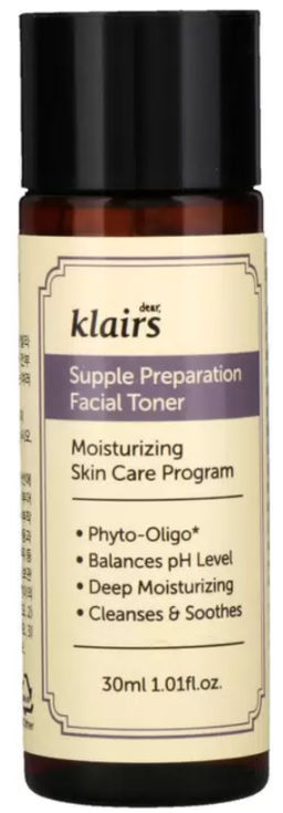 30мл! МИНИАТЮРА! DEAR, KLAIRS Тонер для лица с фито-олиго комплексом Supple Preparation Facial Toner (30 мл) МИНИАТЮРА  фото 2