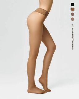 DIAMANTE 20 (кружевной пояс) (60/1) - abbronzante