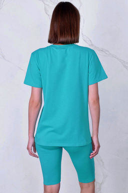 Арт. 2715 Костюм с велосипедками 42-50 (5 шт) Цвет:верх-фуксия, низ-фуксия - Калинка фото 27