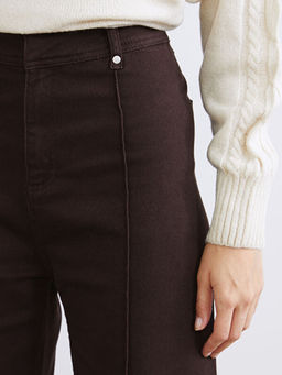 Dar Fit Geni? Pa?a Kad?n Pantolon