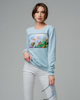 Свитшот с горизонтальной вставкой SPP003 - Sahar art lab фото 11