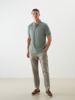 Polo Yaka K?sa Kollu Pike Erkek Ti??rt