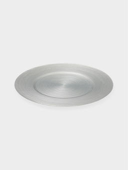 Тарелка подстановочная Wilson&Young Silvery, d=33 см, стекло, серебристая