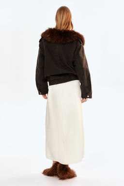 Cazadora oversize con cuello - H&m фото 6
