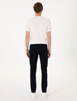 Koyu Lacivert Slim Fit Jean Pantolon