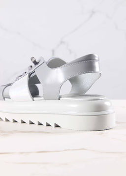 Босоножки 2029.2525gr. Серый белый ибица