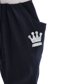 Бриджи с принтом UD 0782 т.синий - Mini maxi фото 2