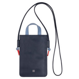 Итальянская женская кожаная сумочка для телефона DuDu серии Faro | морской