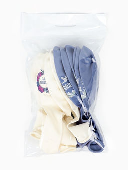 Воздушный шар латексный 12" «Цвети. Птица», набор 12 шт.