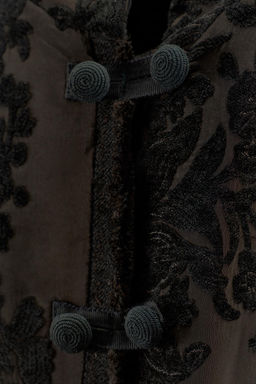 ZW COLLECTION LIMITED EDITION JACQUARD VELVET COAT - Zara фото 5