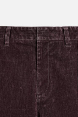 LIMITED EDITION VELVET BERMUDA SHORTS - Zara фото 9