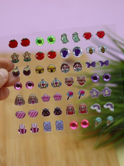 Наклейки для ушей "Princess nails" (11,5*24 см)