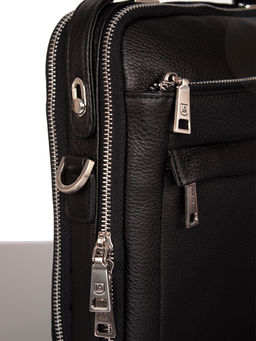 LACCOMA сумка 3765-4-черный натуральная кожа