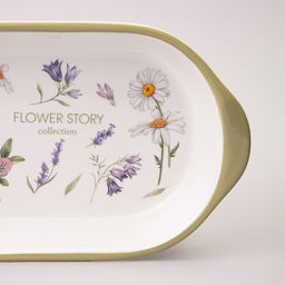 БЛЮДО-ШУБНИЦА AGNESS FLOWER STORY 28*17,5*4,5 СМ  фото 4