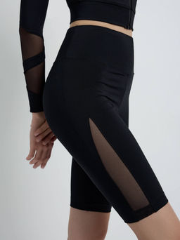 CONTE Спортивные велосипедки с полупрозрачными вставками DOUBLE CONTE SPORT LS 2272 black - Conte elegant фото 2