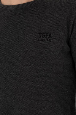 Мужской свитер антрацитового меланжа - U.s. polo assn фото 7