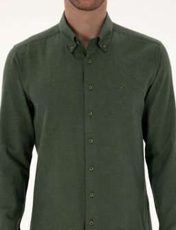 Ye_il Slim Fit Uzun Kollu G_mlek - Cacharel фото 6