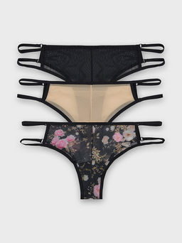 Трусы бразилиана женские в наборе, 3 шт - Mark formelle фото 9