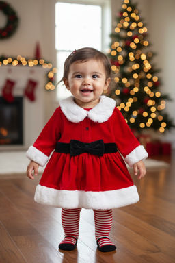 mothercare / Комплект: колготы, платье Новый год  фото 6