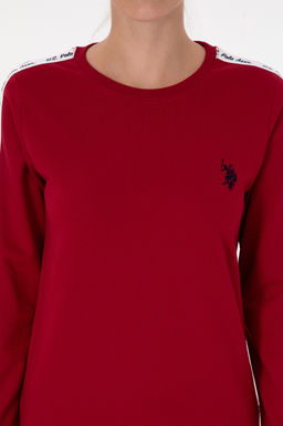 Kad_n Bordo Pijama Tak_m_ Sepette S_rpriz _ndirim - U.s. polo assn фото 6